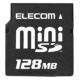 Minisd�J�[�h / 128mb / �N�[���u���b�N / �us�J��mini�v