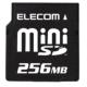 Minisd�J�[�h / 256mb / �N�[���u���b�N / �us�J��mini�v