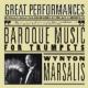 Baroque Music For Trumpets: Marsalis(Tp)Leppard / Eco