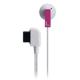 audio-technica: Inner Ear Headphone CUBE for Mobile Phone: ATH-C100TD PK (Pink)