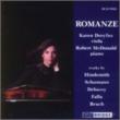 Romanze-music For Viola & Piano: K.dreyfus(Va)Mcdonald(P)