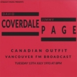 Canadian Outfit -Vancouver Fm Broadcast 1993