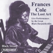 Frances Cole: The Lost Art-live Performances By The Great Black Harpsichordist