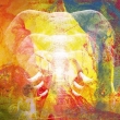 Elephants In Autumn Rage