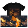 Fifth Chapter Translucent Orange Vinyl, Cd, Black T-shirt +Signed Print (M Size)