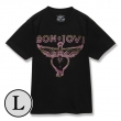 Bon Jovi Pink Logo S/S Tee(L)