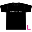 yBlack / LzHMV record shop logo T shirt