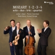 Mozart 1,2,3,4 -Solo, Duo, Trio, Quartet : Julien Libeer(P)Pierre Colombet(Vn)Eckart Runge(Vc)Mate Szucs(Va)
