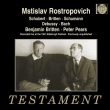 Live At The 1961 Aldeburgh Festival: Rostropovich(Vc)Britten(P)Pears(T)