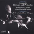 Violin Sonata.2 / .1: Senofsky(Vn)graffman(P)