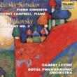 Sym.3 / Piano Concerto: G.levine / Rpo, Campbell(P)