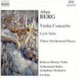 Violin Concerto, Lyric Suite, 3pieces: Hirsch(Vn)klas / Netherlands Radio.