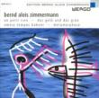 Un Petit Rien, Etc: Hirsch / Collegium Novum Zurich Luz(S)
