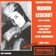 Manon Lescaut(German): Ackerman(Cond)Schlemm Hopf Wolfram (1954)