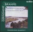 String Quartet.2: Mandelring.q+brahms: String Quartet.1