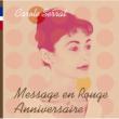 Golden Best Carole Serrat Message En Rouge+anniversaire