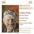 Auden Songs: Langridge(T), D.jones(Ms), Bedford(P)