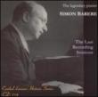 Simon Barere The Last Recording Sessions