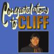 Congratulations To Cliff