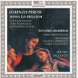 In Patris Memoriam, Requiem: Sacchetti / Cameristica So I Polifonico Etc