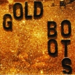 Gold Boots Glitter
