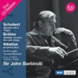 Sibelius Symphony No.2, Britten Serenade, Schubert Symphony No.4 : Barbirolli / Cologne RSO, Baumann, English (1969 Stereo)(2CD)