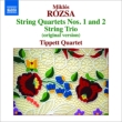 String Quartets Nos.1, 2, String Trio : Tippett Quartet