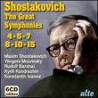 Sym, 4, 5, 7, 8, 10, 15, : Barshai / M.shostakovich / Ivanov / Mravinsky / Kondrashin /