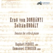 Cello Sonata, Solo Sonata, etc : R.Pidoux(Vc)Strosser(P)