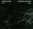 Anthony Braxton Solo: Recital Paris 1971
