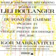 Psalm, 24, 129, Etc: Markevitch / Concert Lamoureux O