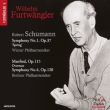 Symphonies Nos.1, 4, Manfred Overture : Furtwangler / Vienna Philharmonic(1951)Berlin Philharmonic(1953, 1949)(Hybrid)