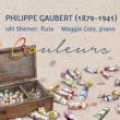 Couleurs-works For Flute & Piano: Schemer(Fl)Maggie Cole(P)