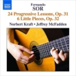 24の練習曲『進歩的なレッスン』、6つの小品　ノーバート・クラフト、ジェフリー・マックファーデン