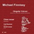 Singular Voices-music For Voice With Clarinet & Piano: C.lesser(S)Rosman(Cl)D.lesser(P)