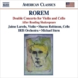 Double Concerto: J.laredo(Vn)S.robinson(Vc)M.stern / Iris O +after Reading Shakespeare