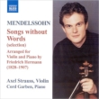 (Violin & Piano)lieder Ohne Worte(Slct): A.strauss(Vn)Garben(P)