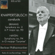 Brahms Symphony No.3, Haydn Symphony No.94 : Hans Knappertsbusch / Berlin Philharmonic (1950)