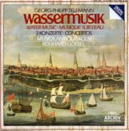 ƥޥ1681-1767/Wassermusik 3 Concertos Goebel / Mak