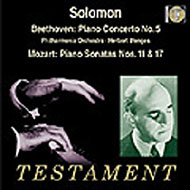 ١ȡ1770-1827/Piano Concerto.5 Solomon(P)menges / Po +mozart Piano Sonatas.11 17