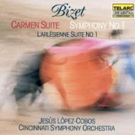 ビゼー（1838-1875）/Symphony L'arlesinne Carmen Suite： Lopez-cobos / Cincinnati So