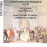 ХåϡJ. C.F.1732-1795/Comp. flute Sonatas Fournel(Fl) Lambour(Cemb)