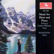 Music For Horn And Piano: Dodson Webster(Hr)r.seiler(P)