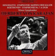 ベートーヴェン（1770-1827）/Sym.7： Karajan / Vso +hindemith： Mathis Der Maler(Sym)