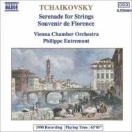チャイコフスキー（1840-1893）/Serenade For Strings： Entremont / Vienna Co +souvenir De Florence