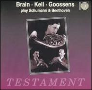 Beethoven / Schumann/Horn Sonata Clarinet Trio / Adagio ＆ Allegro Etc： Brain Gooossens G. moore