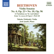 ベートーヴェン（1770-1827）/Violin Sonatas.4 10： Nishizaki