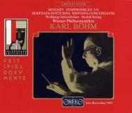 Sym.33, Serenade.6, Sinfonia Concertante: Bohm / Vpo Salzburg Live 1969