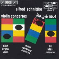 シュニトケ（1934-1998）/Violin Concertos.3 4： Krysa / Klas / Malmo. so