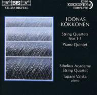 コッコネン、ヨーナス（1921-1996）/String Quartet.1 2 3 Piano Quintet： Valsta Sibelius Academy. q